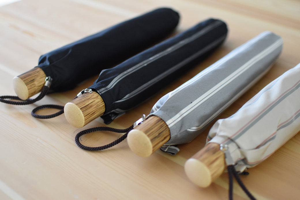 Natural fiber men's parasol (folding umbrella) – 傘専門店 小宮商店