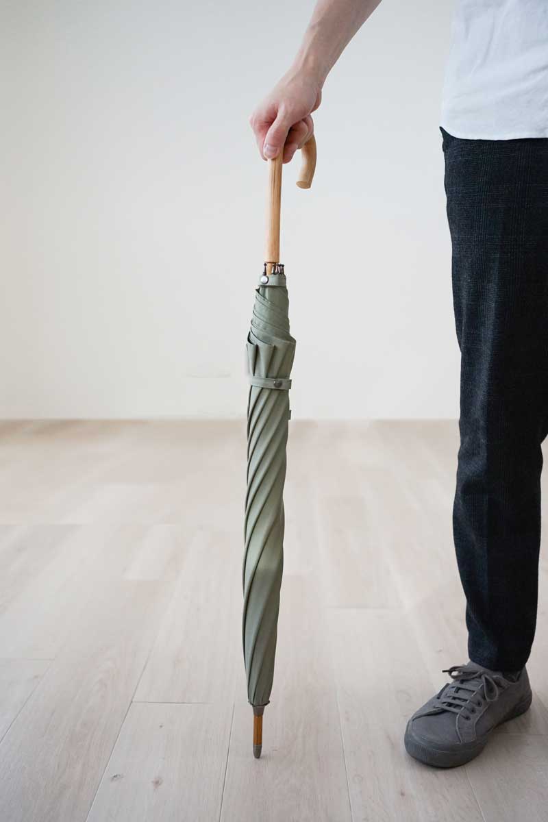 コットンローンシェードmen 長傘 55cm 8本骨