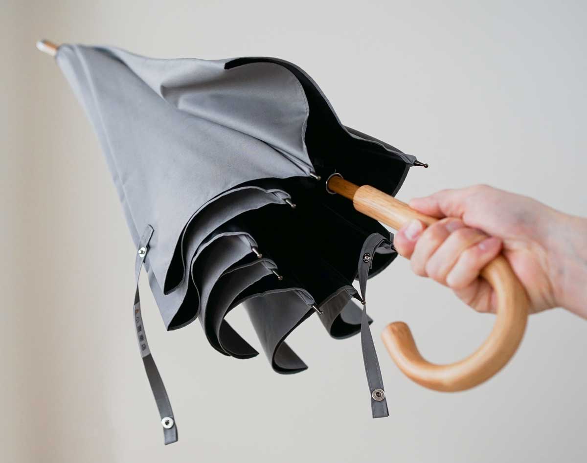 コットンローンシェードmen 長傘 55cm 8本骨