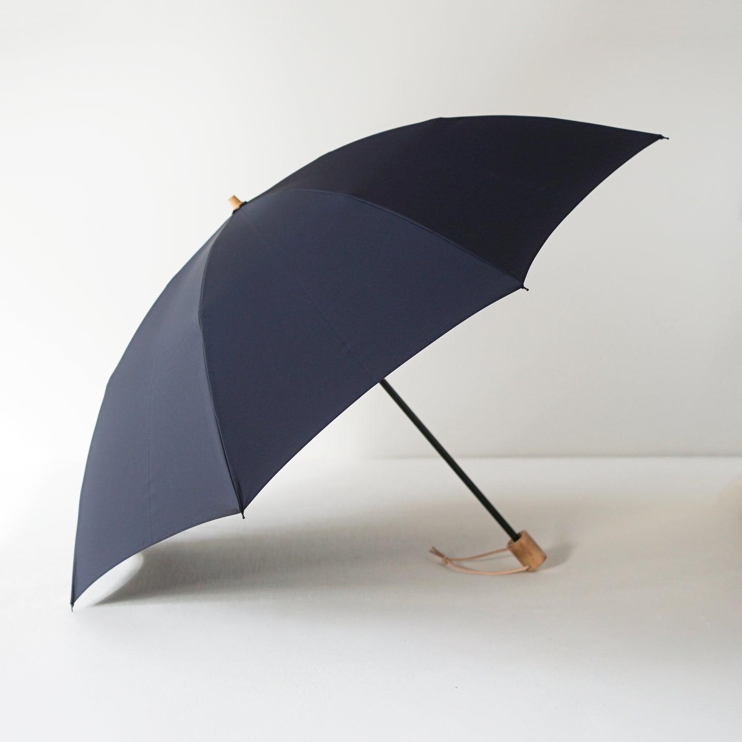 折りたたみ傘 メンズ 雨傘 超撥水 2段折り 小宮商店 ミラトーレ ネイビー