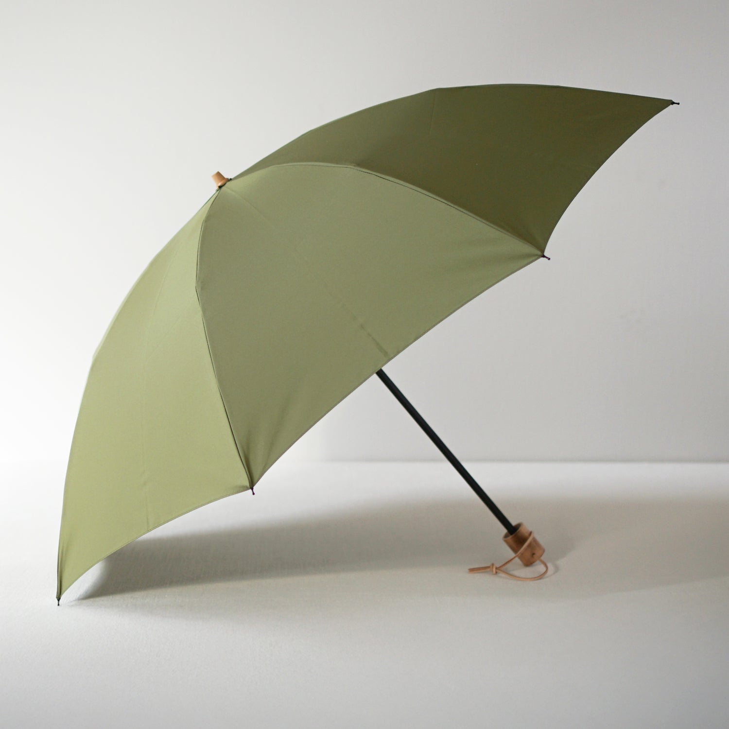 折りたたみ傘 メンズ 雨傘 超撥水 2段折り 小宮商店 ミラトーレ セージグリーン