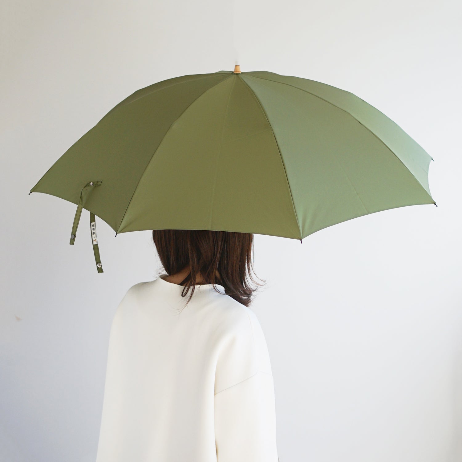 折りたたみ傘 メンズ 雨傘 超撥水 2段折り 小宮商店 ミラトーレ セージグリーン