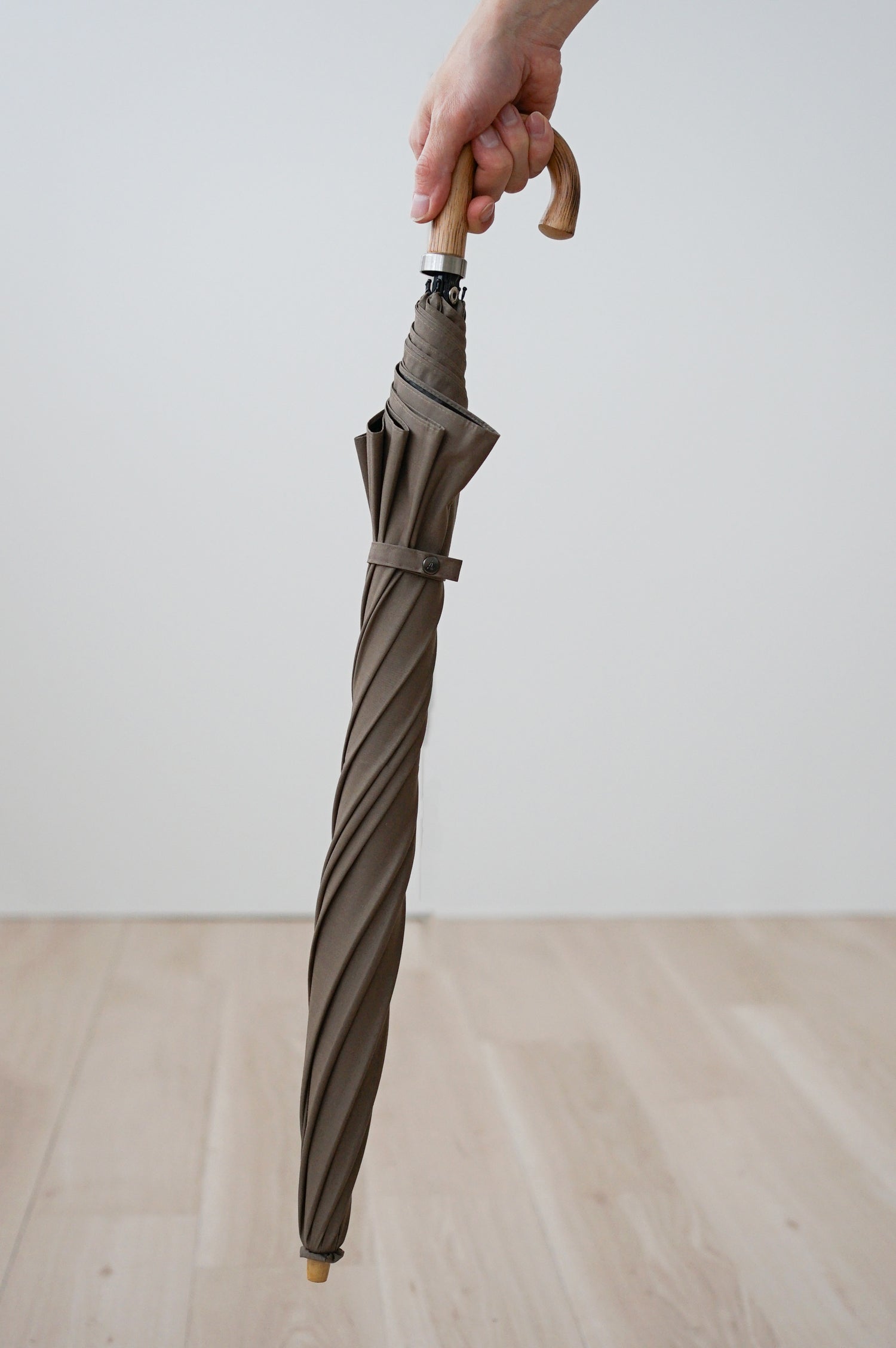 折りたたみ傘 メンズ 日傘・晴雨兼用傘 長傘にもなる、便利な2WAY仕様