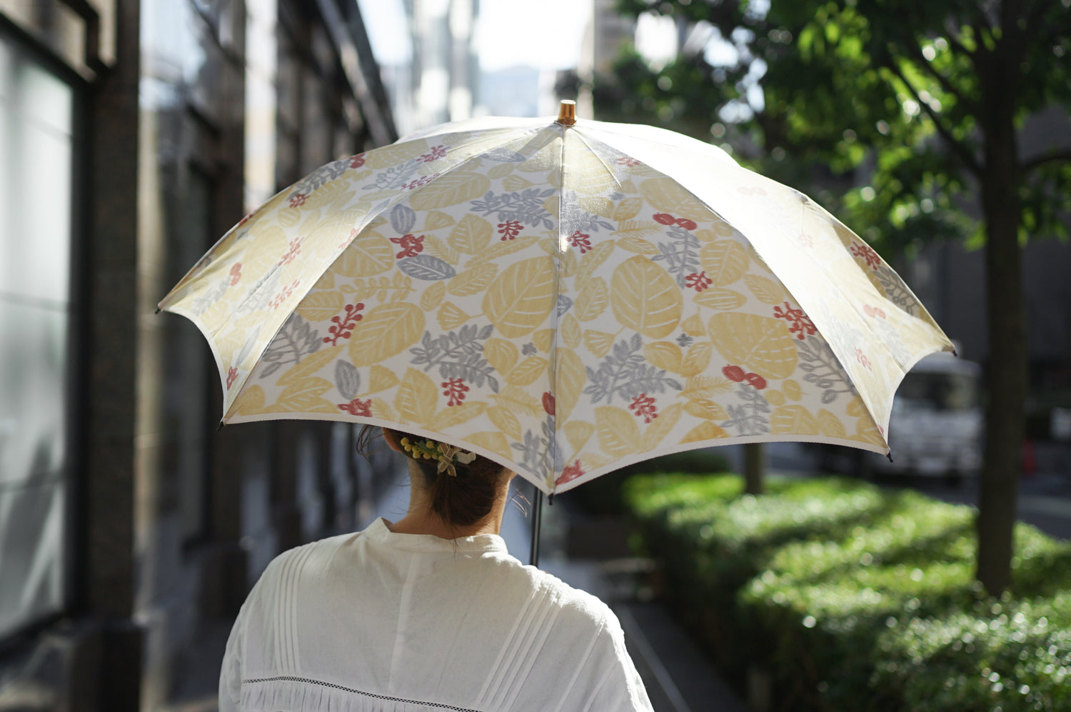 折りたたみ傘 レディース 晴雨兼用傘 調整をかさねた傘づくり
