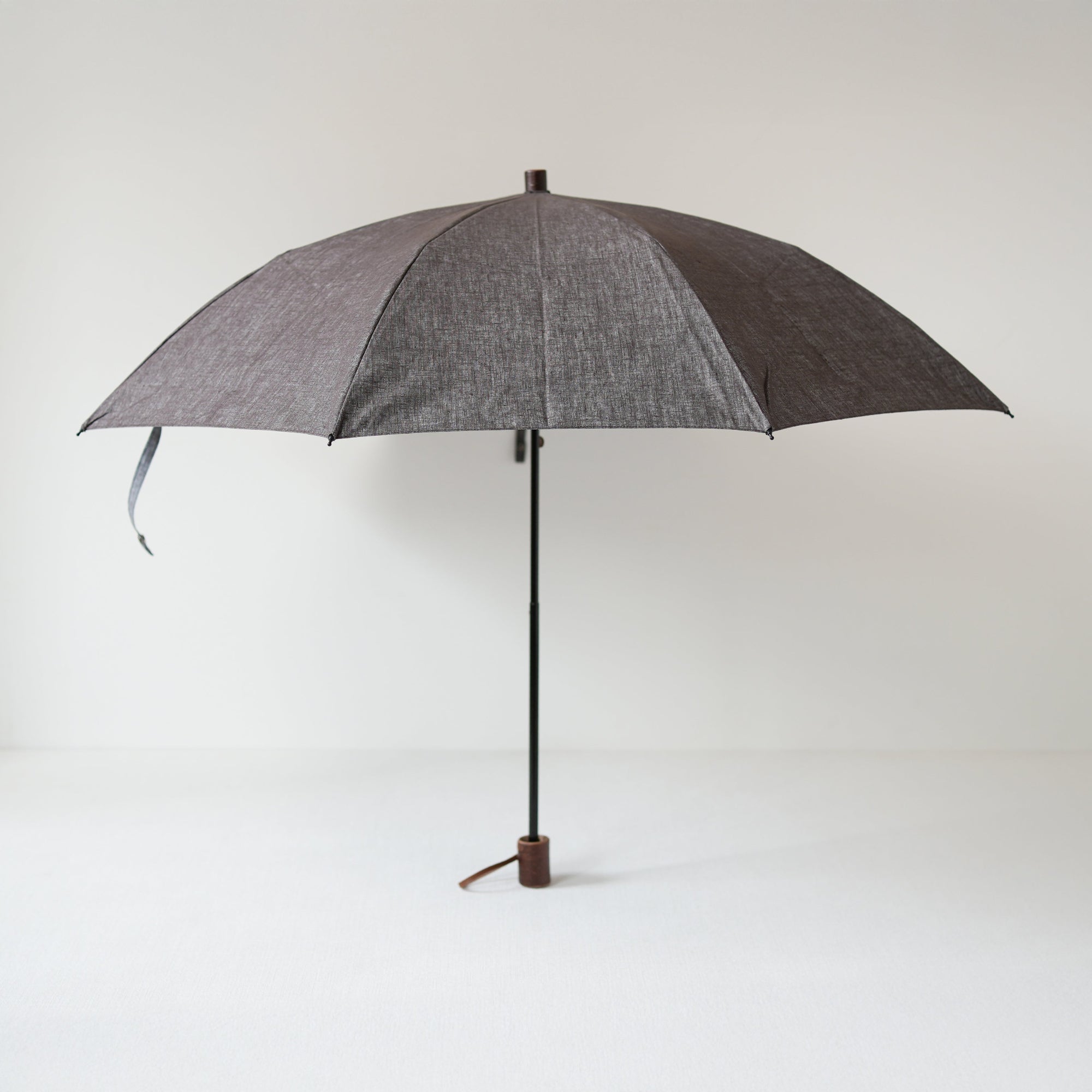 折りたたみ傘 レディース 天然繊維の日傘 UVカット率99%以上、遮熱率40%以上のリネン