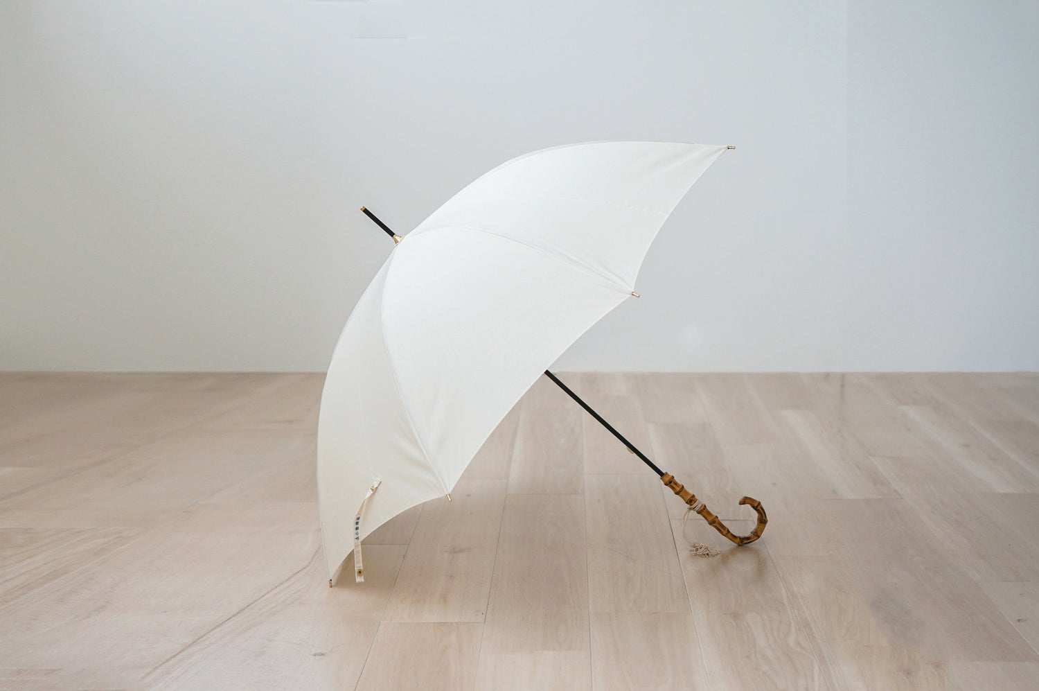 長傘 レディース 雨傘 超撥水 小宮商店 ミラトーレ アイボリー