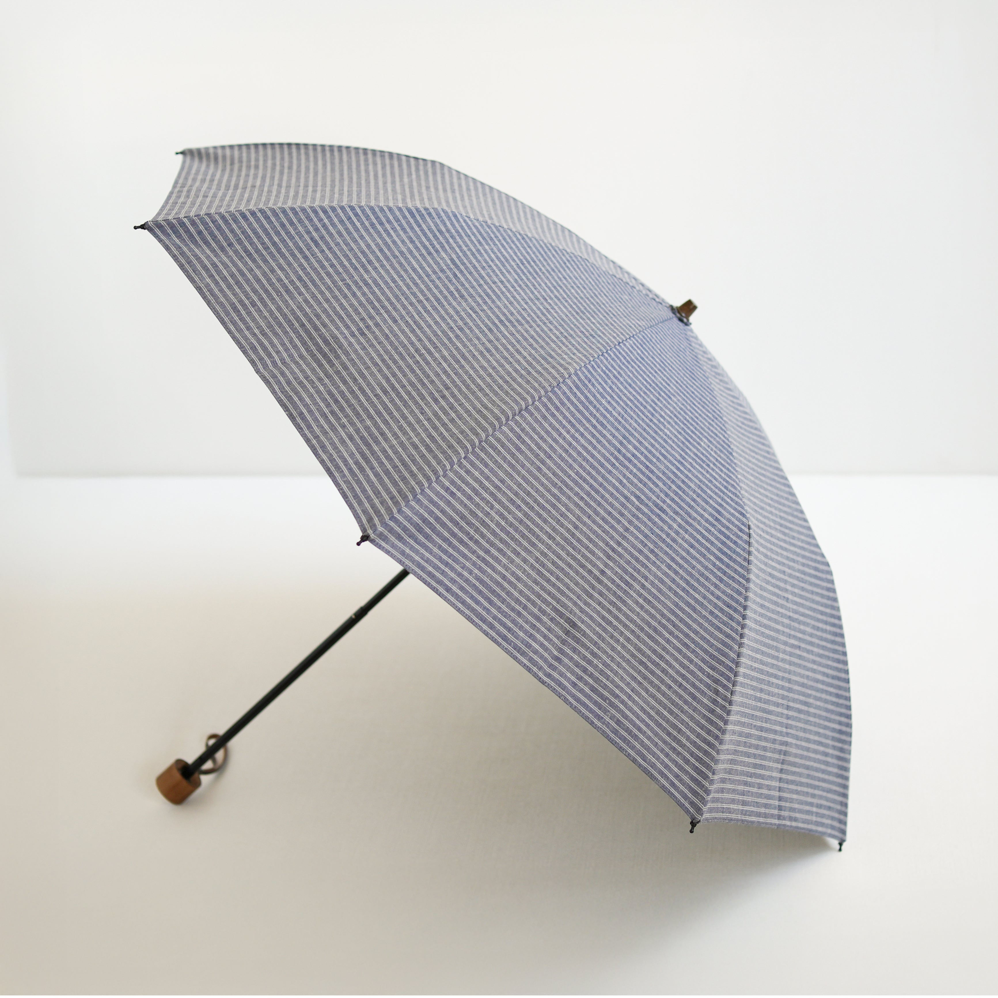 ボーダーシェード 折りたたみ傘 50cm 8本骨