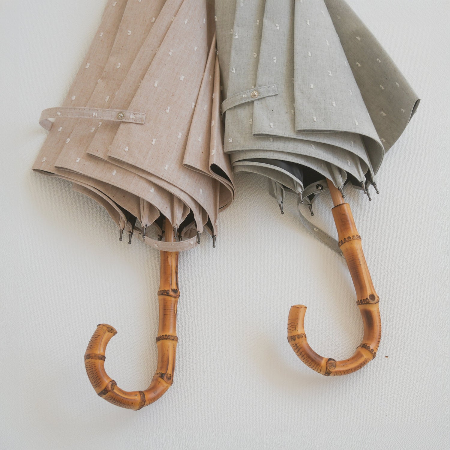 長傘 レディース 日傘・晴雨兼用傘 遮光率100%、UVカット率99.9%以上、遮熱率50%以上×天然素材の一級遮光傘