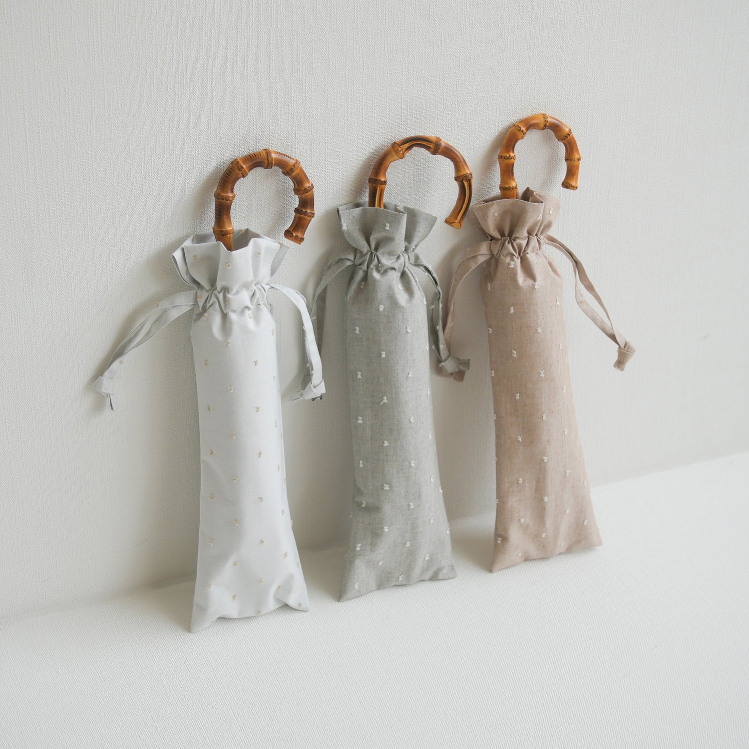 折りたたみ傘 レディース 晴雨兼用傘 軽量ですべりにくい、2種類の竹のハンドル