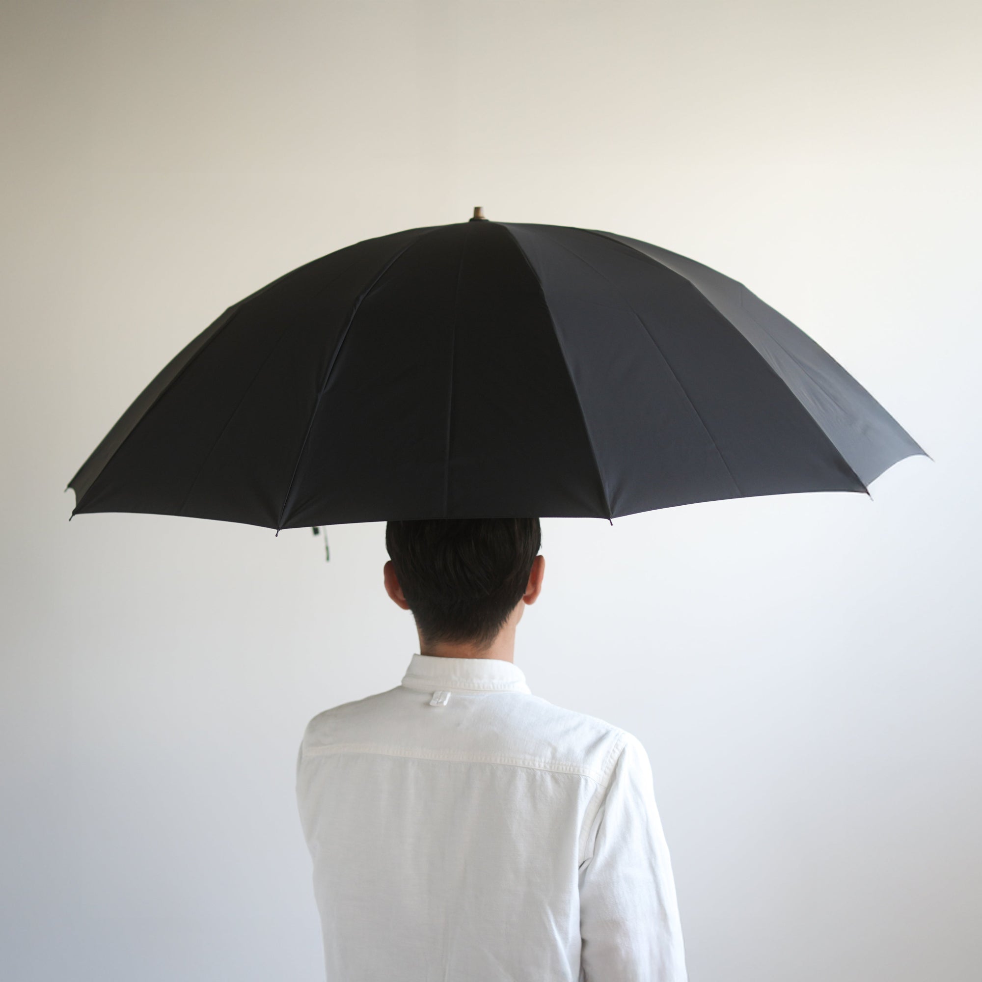 折りたたみ傘 メンズ 雨傘 丈夫で風に強い、10本骨の二つ折り