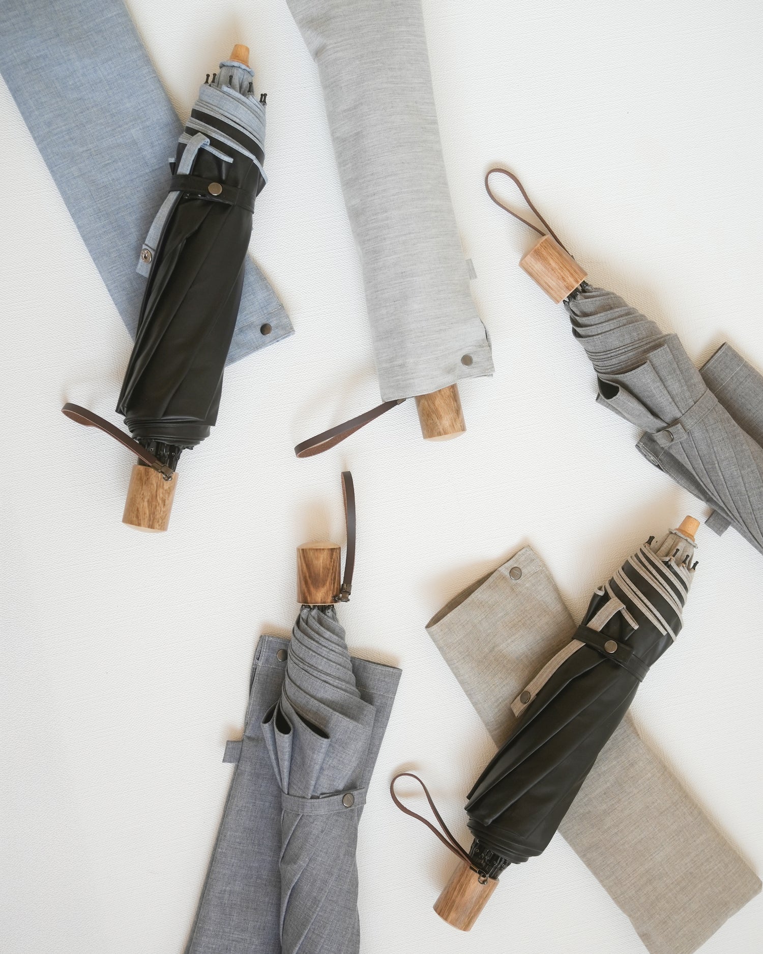 折りたたみ傘 メンズ 晴雨兼用傘 遮光率100%、UVカット率99.9%以上、遮熱率50%以上×天然素材の一級遮光傘