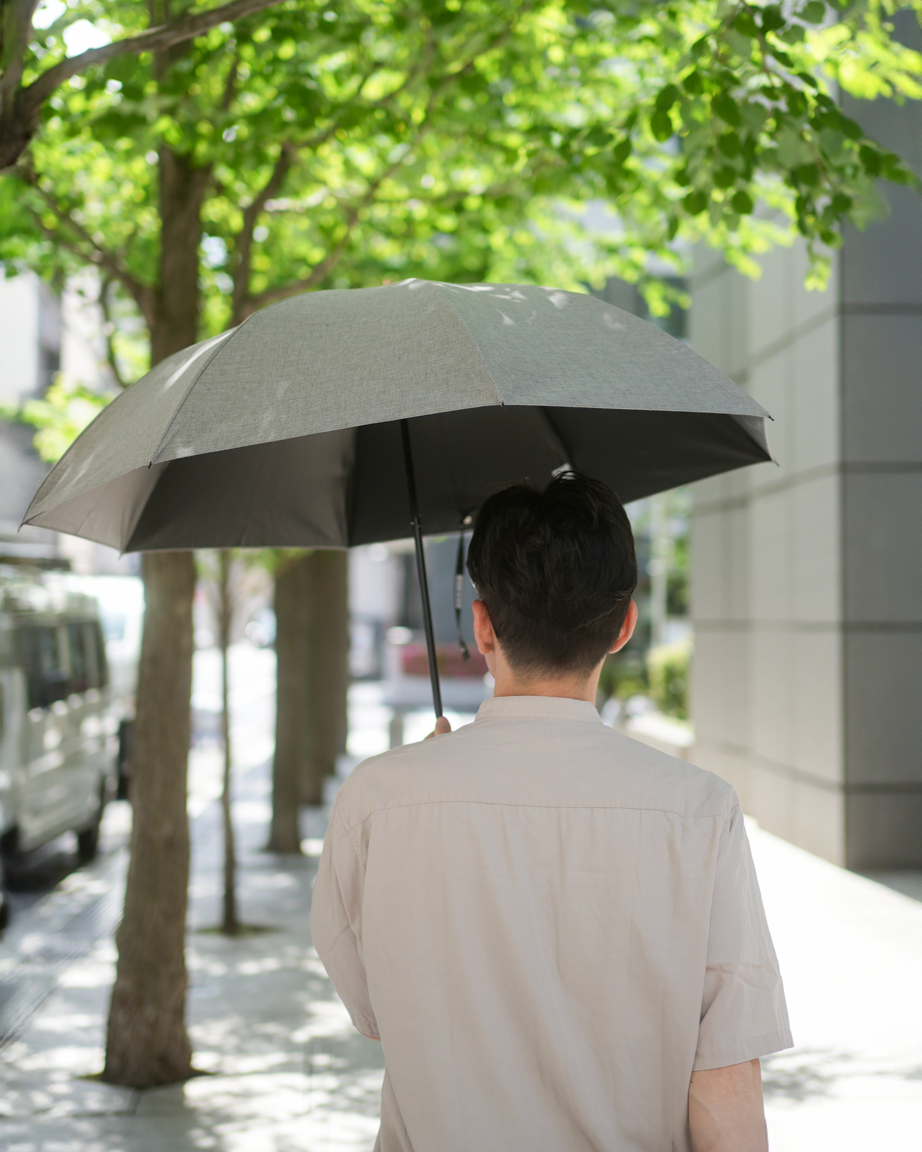 折りたたみ傘 メンズ 晴雨兼用傘 長傘としても使える2WAY仕様の折りたたみ傘