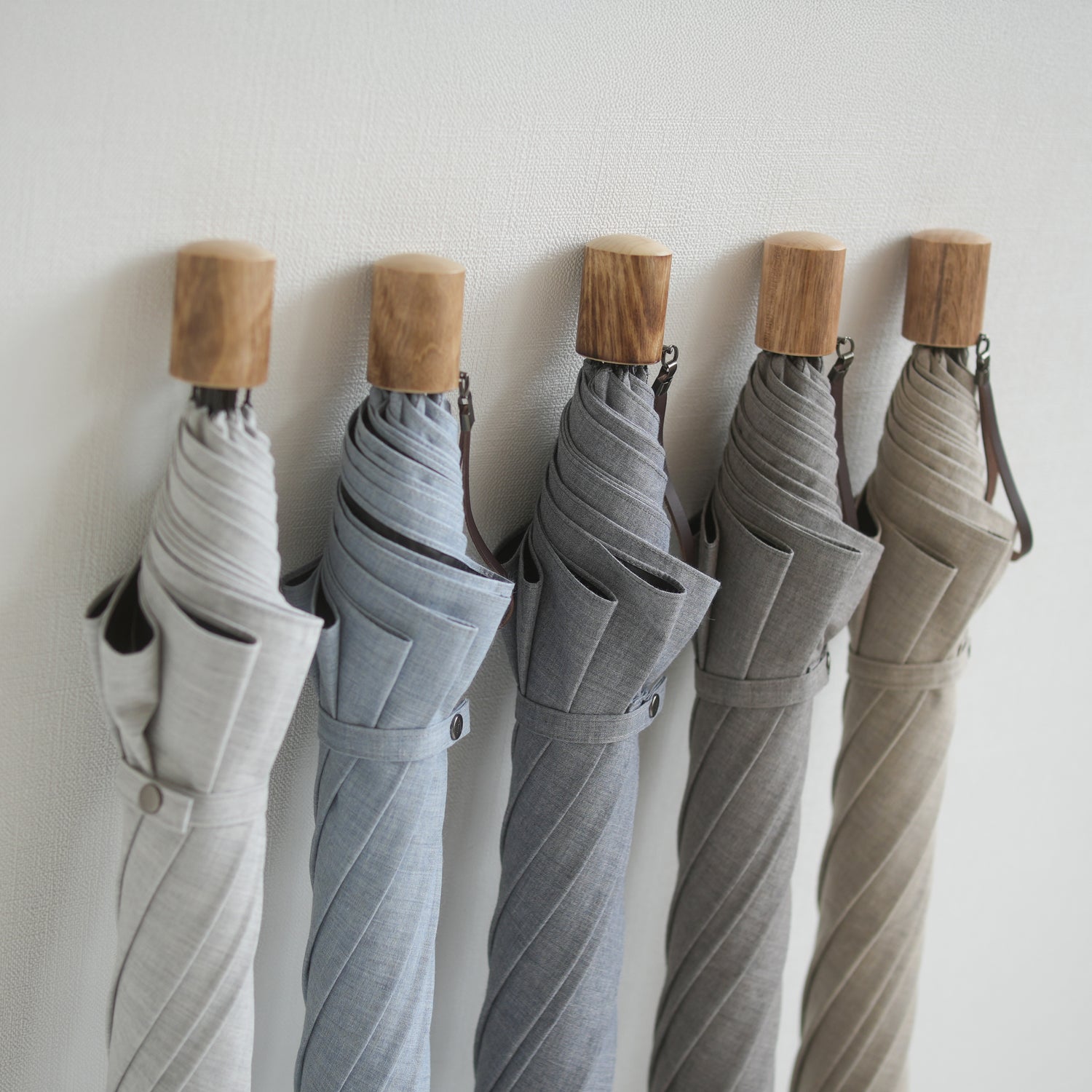 折りたたみ傘 メンズ 晴雨兼用傘 シャンブレーシャツのようなおしゃれさと、猛暑でも涼しい機能性