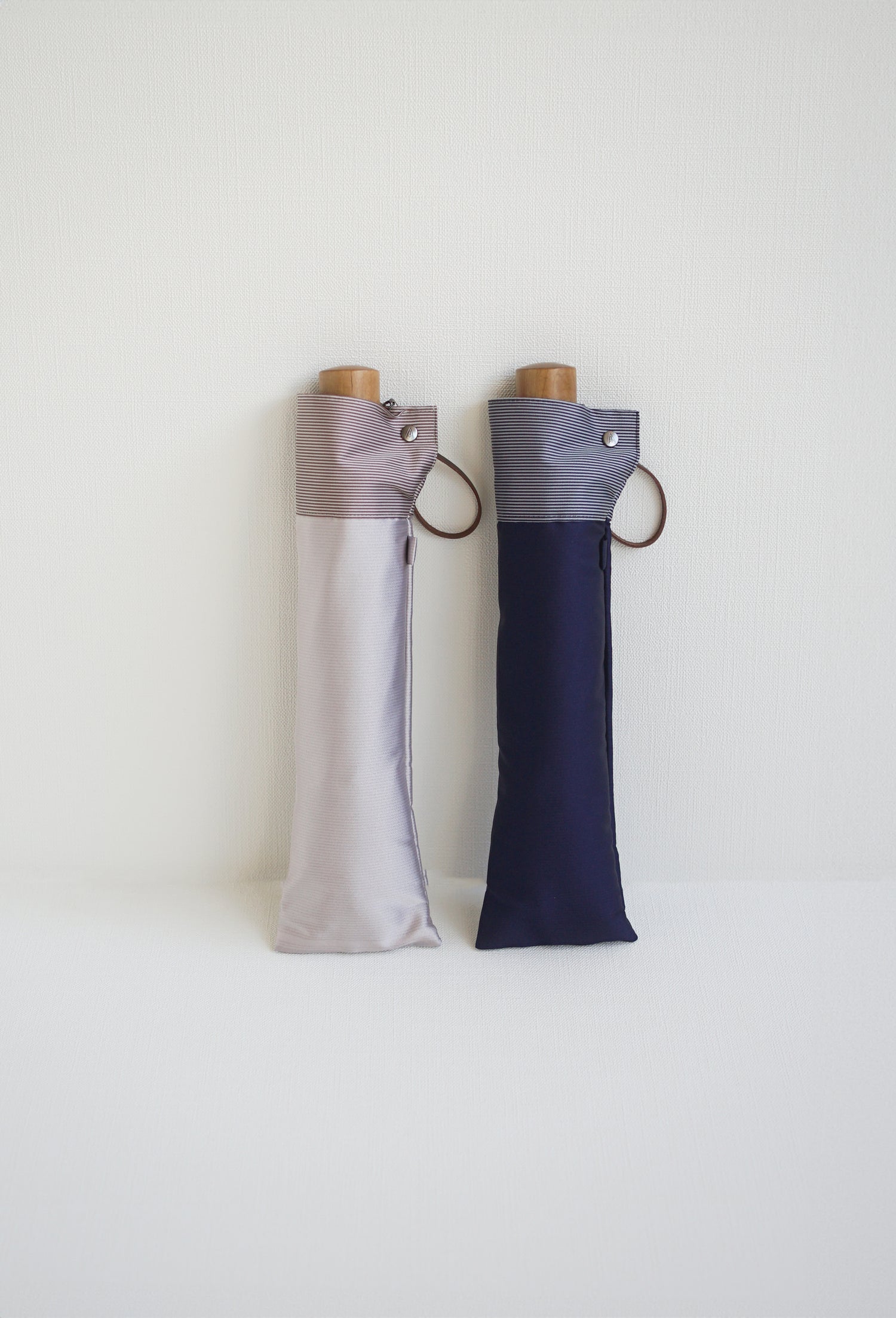 Striped foldable umbrella 55cm 8 ribs