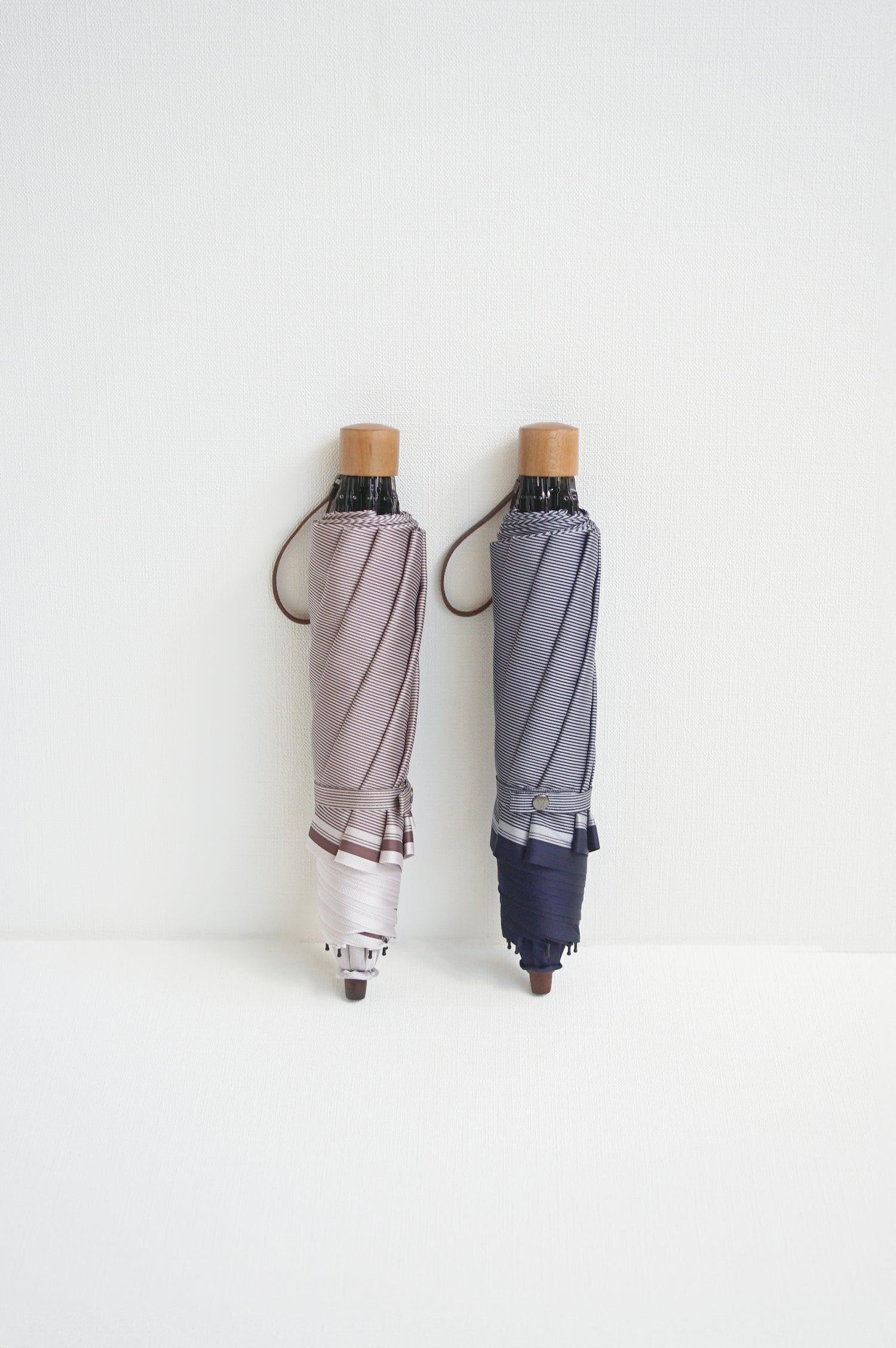 Striped foldable umbrella 55cm 8 ribs