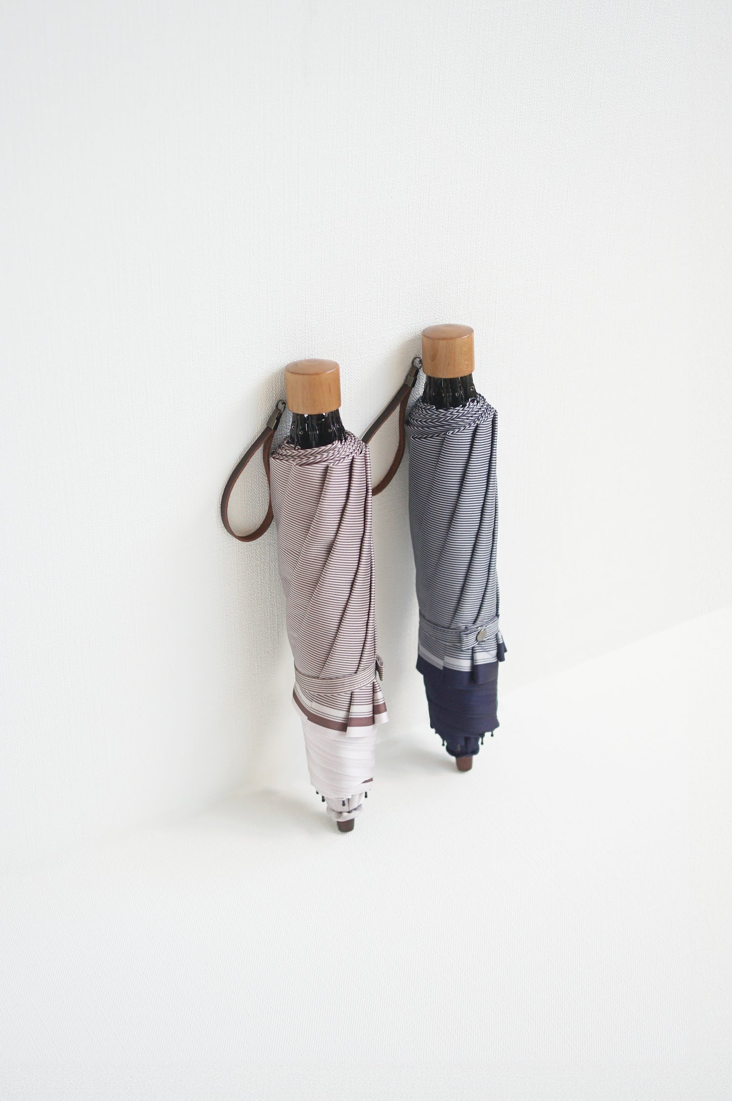Striped foldable umbrella 55cm 8 ribs