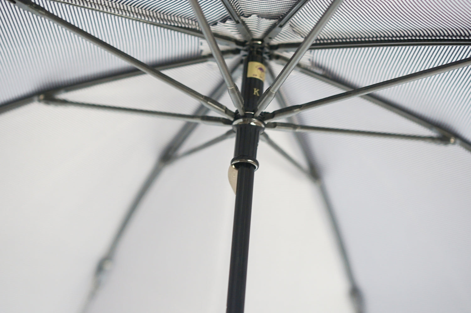 Striped foldable umbrella 55cm 8 ribs