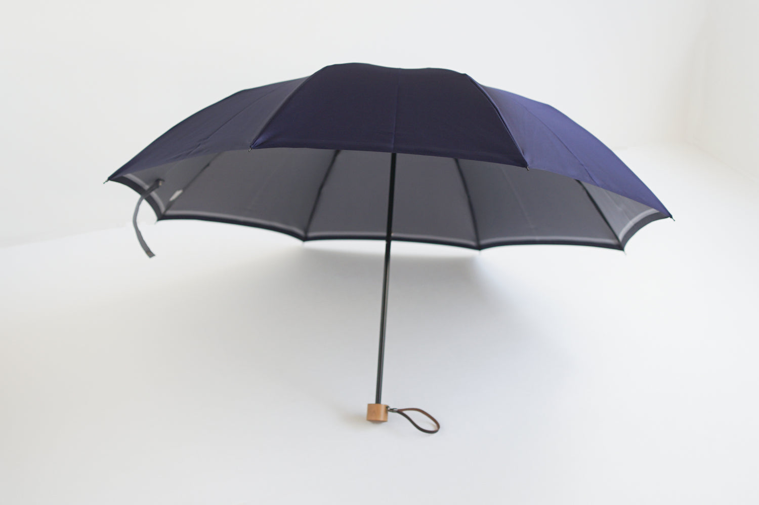 Striped foldable umbrella 55cm 8 ribs