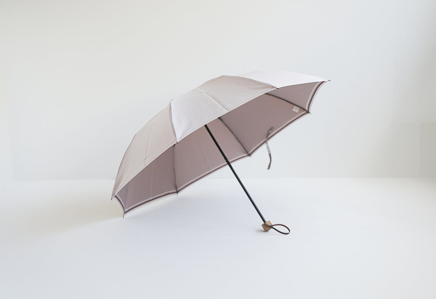 Striped foldable umbrella 55cm 8 ribs