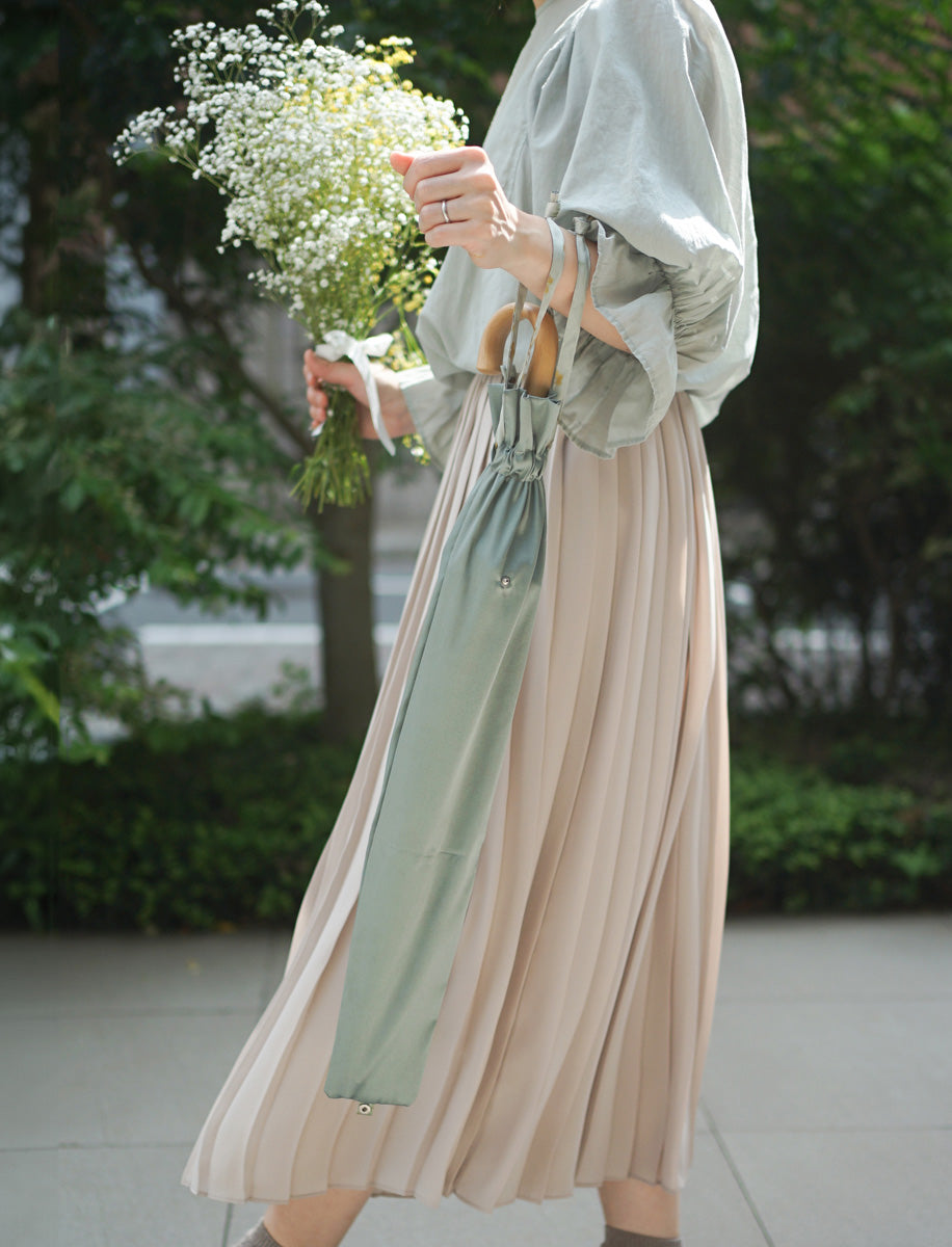 折りたたみ傘 レディース 雨傘 傘をたたまなくても持ち歩けます