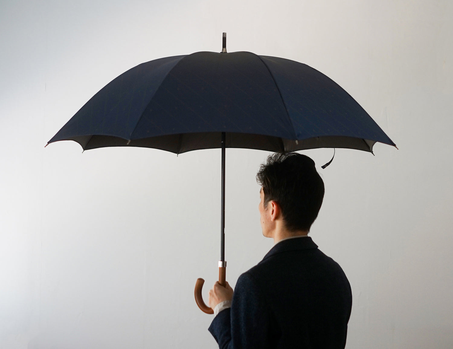 Regimental long umbrella 65cm 8 ribs