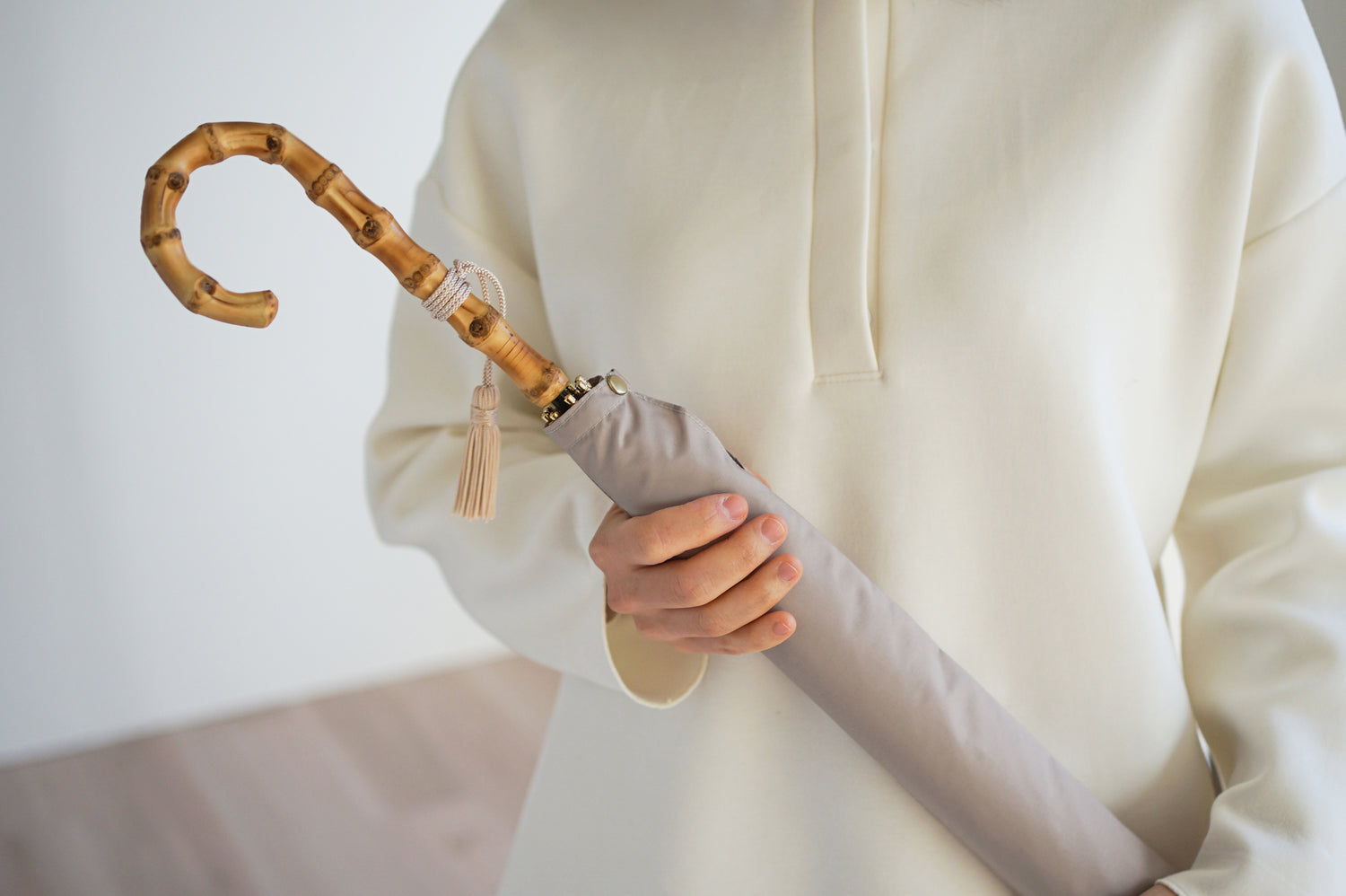 長傘 レディース 雨傘 ロクロ巻きとダボ巻き