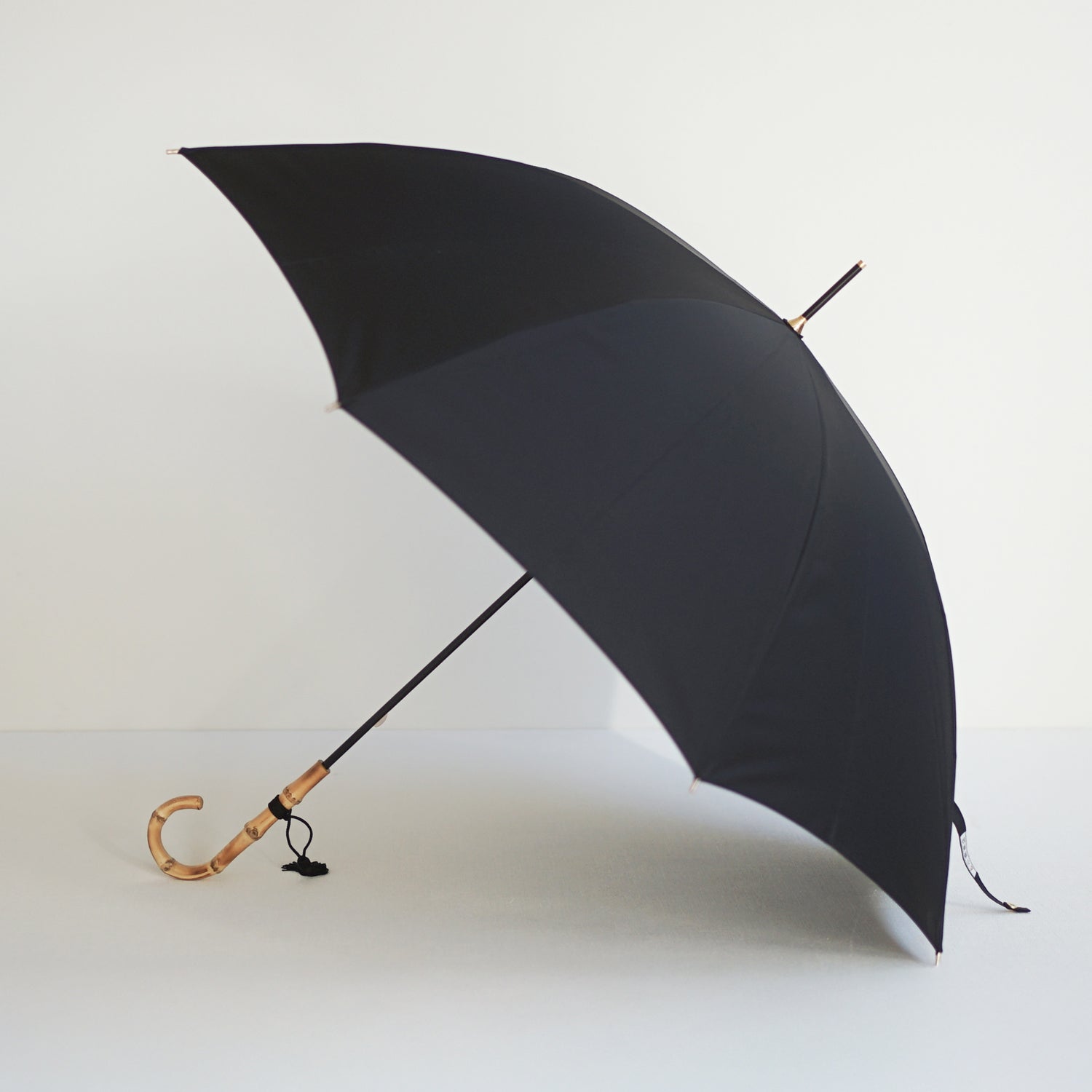 長傘 レディース 雨傘 超撥水 小宮商店 ミラトーレ ブラック