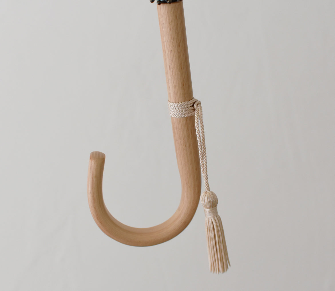 【ベストプライス】クルーニーレース(フリンジ) 長傘 50cm 8本骨