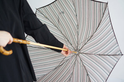 Shimatsumugi long umbrella 50cm 8 ribs