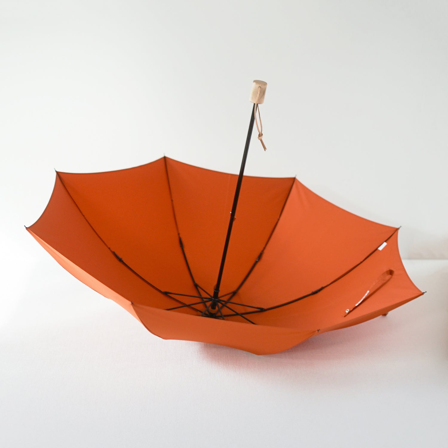 折りたたみ傘 メンズ 雨傘 超撥水 2段折り 小宮商店 ミラトーレ オレンジブラウン