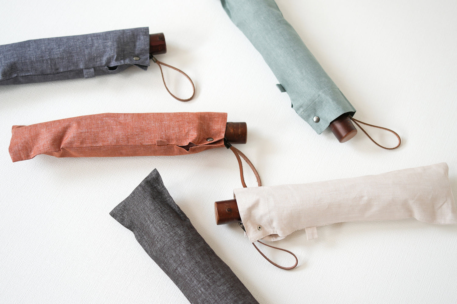BreezeLinen - Breeze Linen - Folding umbrella 50cm 8 ribs