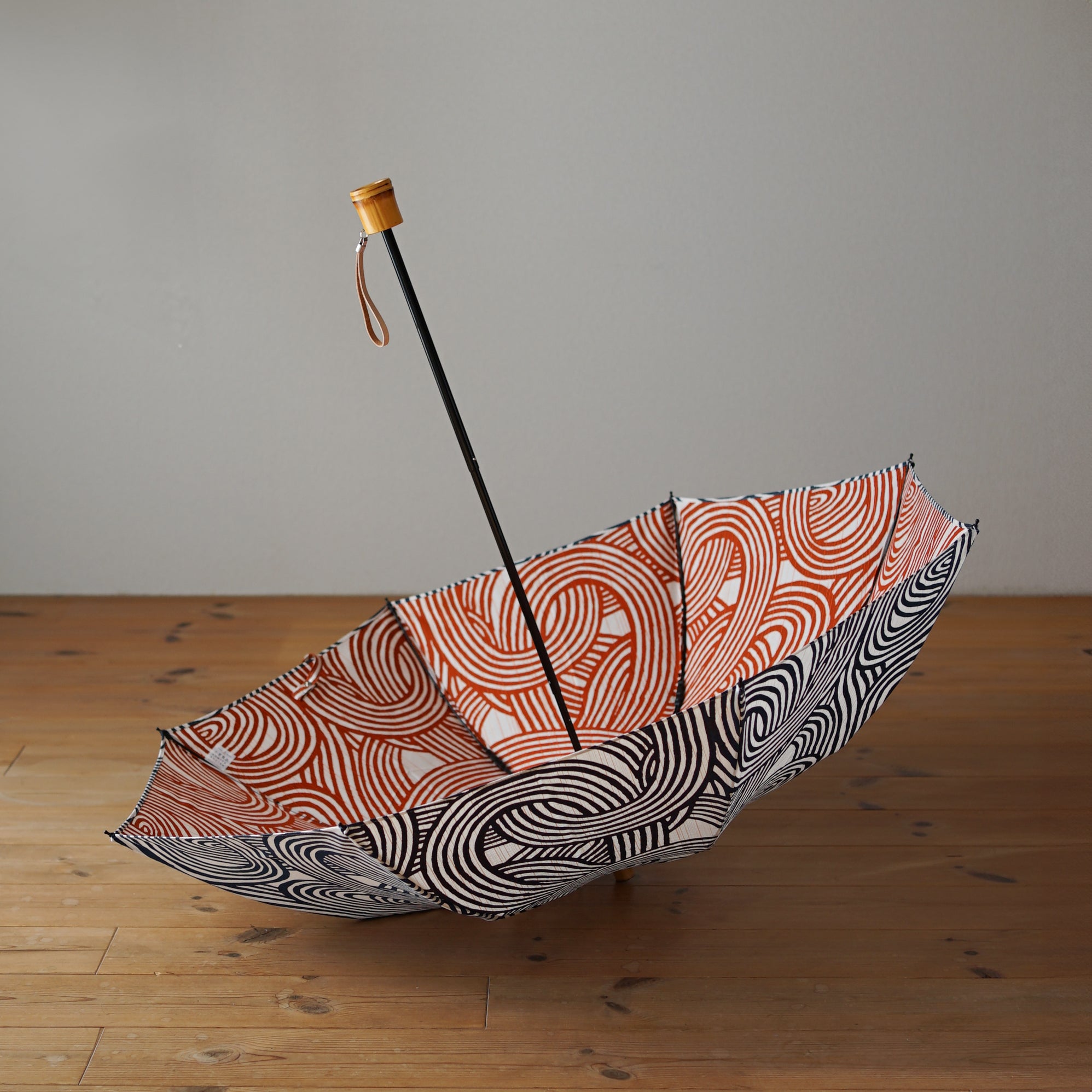 A parasol/umbrella for both rain and shine (folding umbrella) made