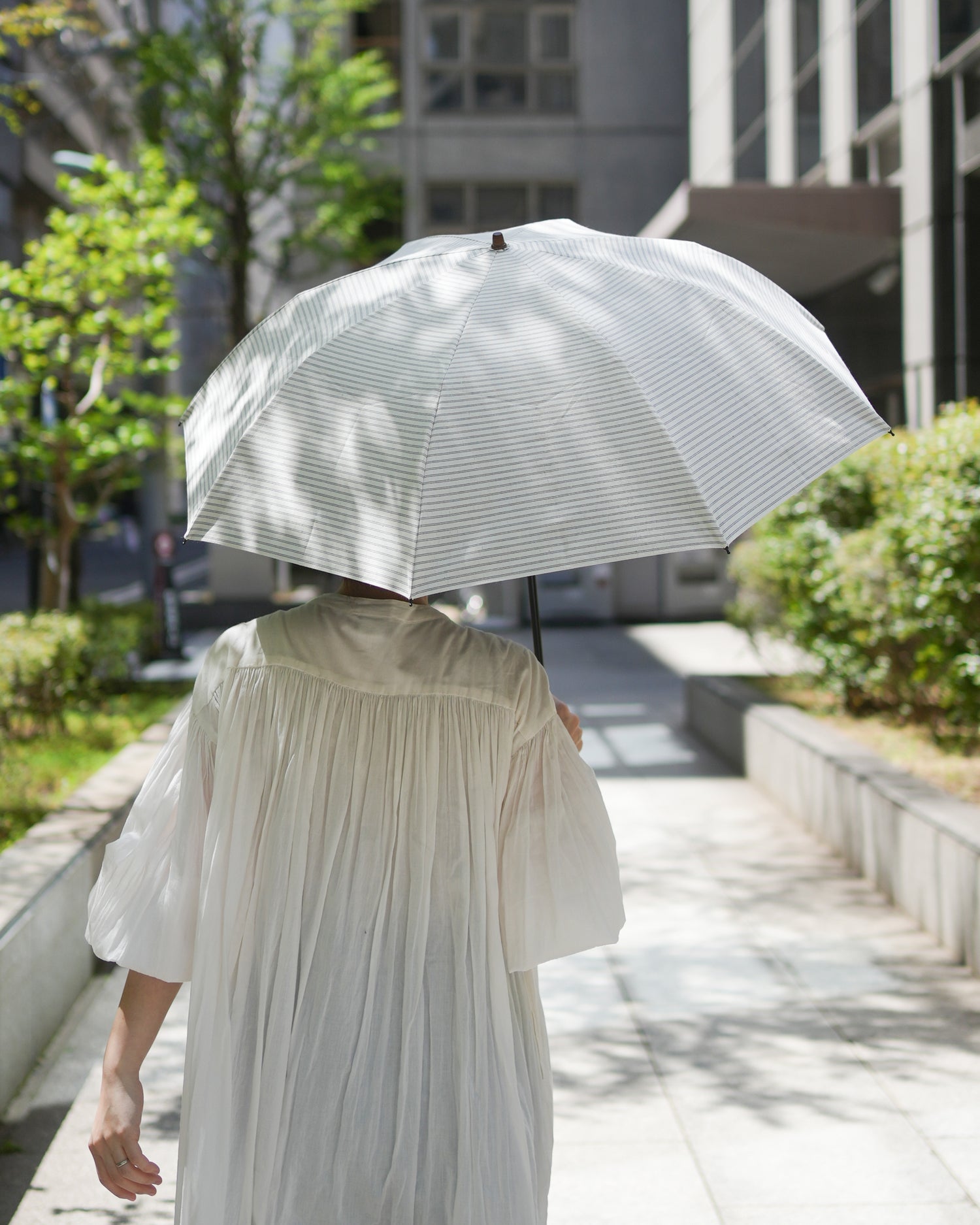 ボーダーシェード　折りたたみ傘　50cm　8本骨