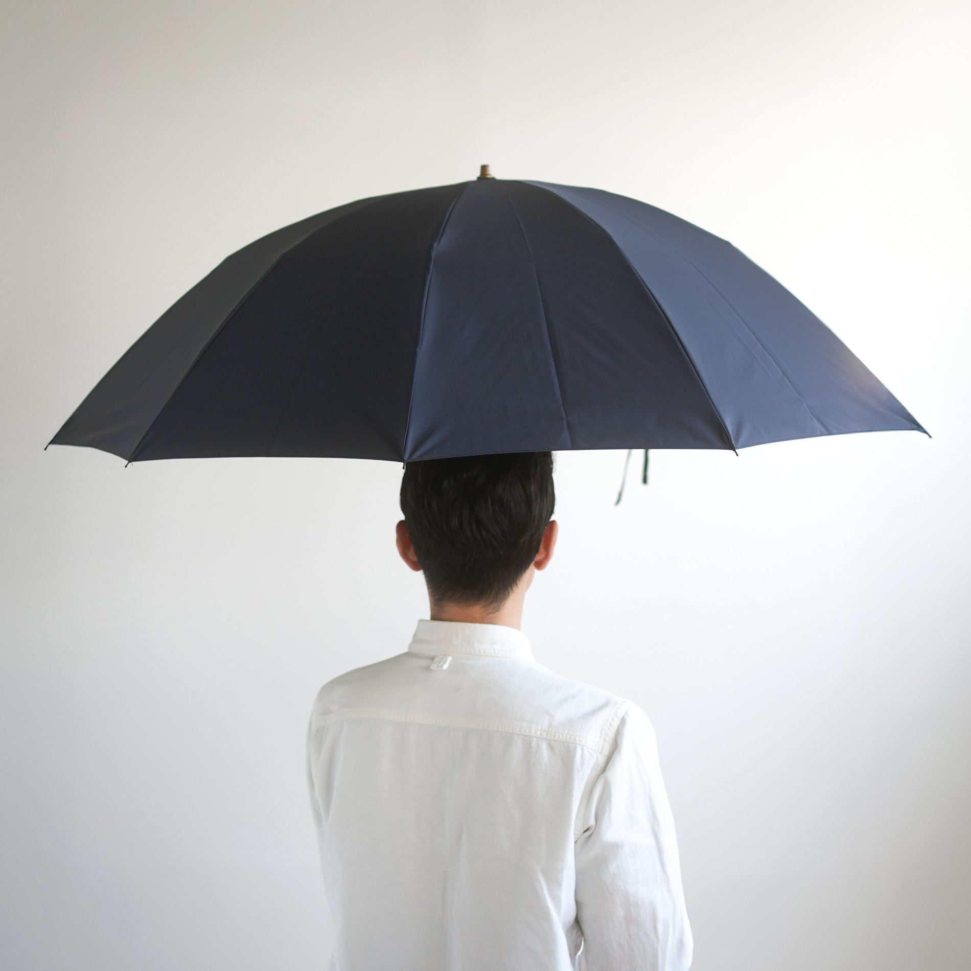 折りたたみ傘 メンズ 雨傘 丈夫で風に強い、10本骨の二つ折り