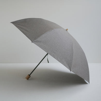 シャンブレーシェード 折りたたみ傘 55cm 8本骨