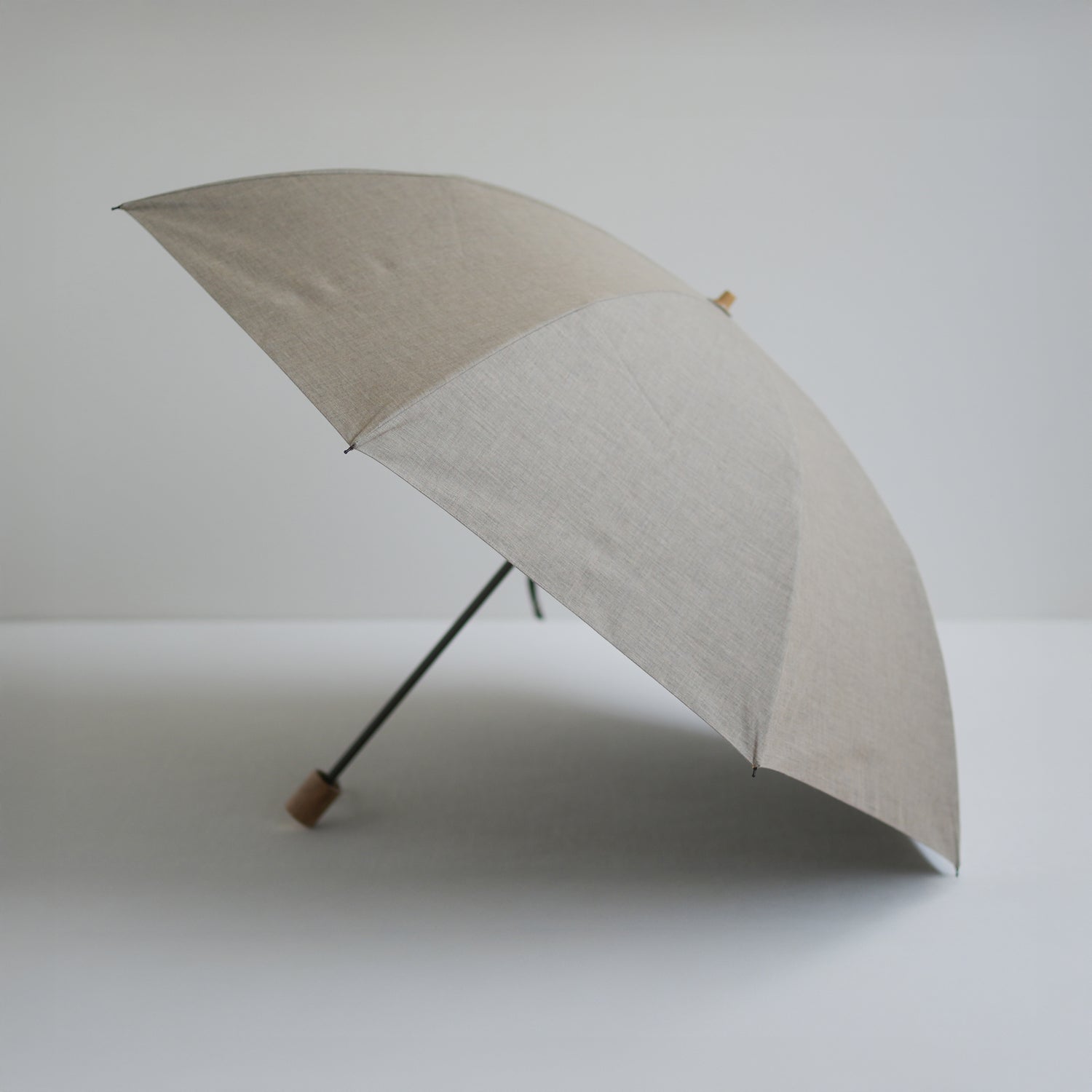 シャンブレーシェード 折りたたみ傘 55cm 8本骨
