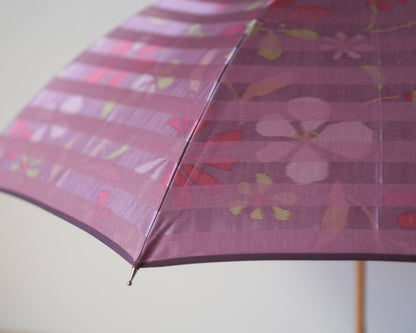 Kawazu-bari embroidered check 50cm 8-rib