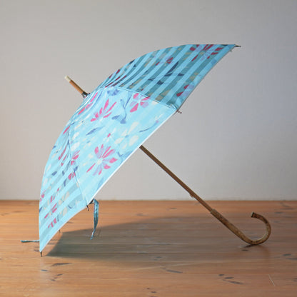 Kawazu-bari embroidered check 50cm 8-rib