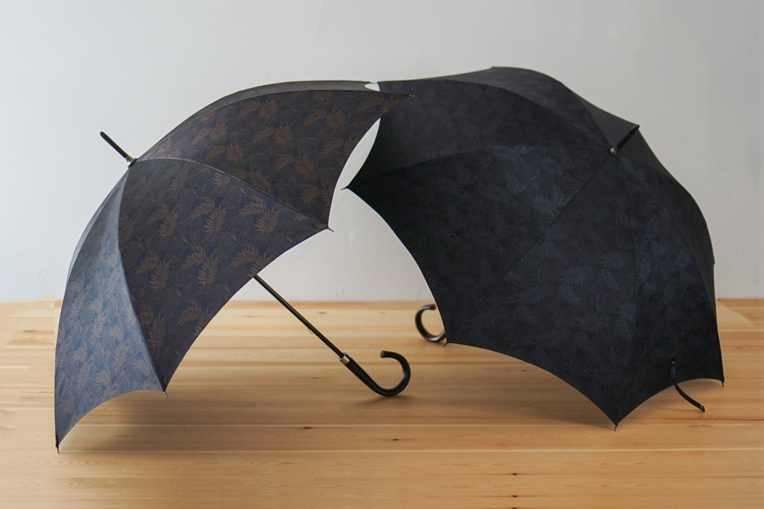 Forest Jacquard Long Umbrella 65cm 8 Ribs