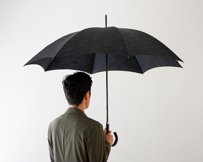 Forest Jacquard Long Umbrella 65cm 8 Ribs
