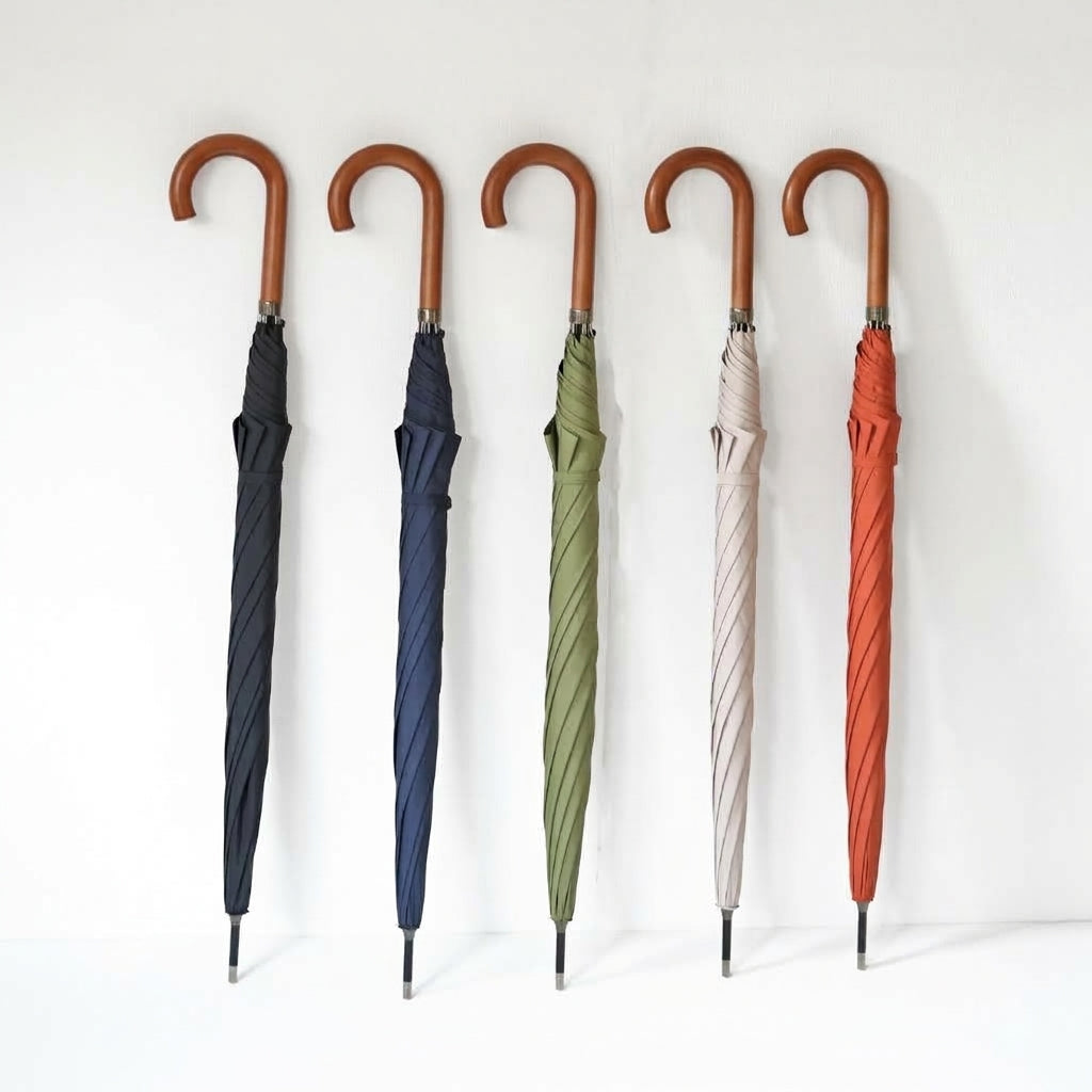 ミラトーレ 長傘 65cm 8本骨 ワンタッチ