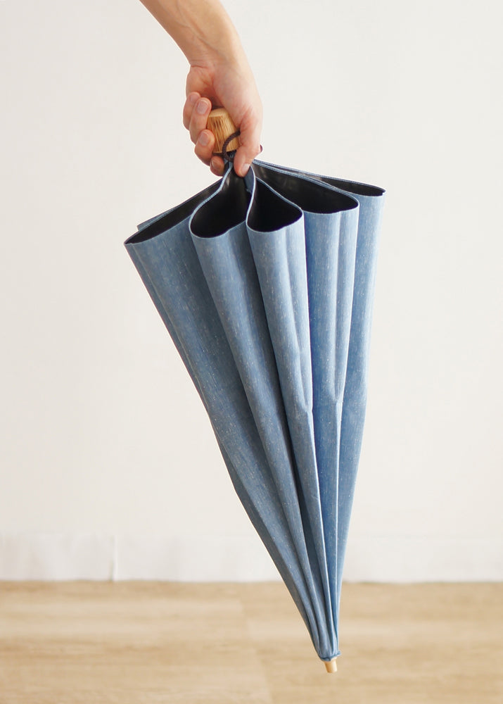 Chambray shade folding umbrella 55cm 8 ribs