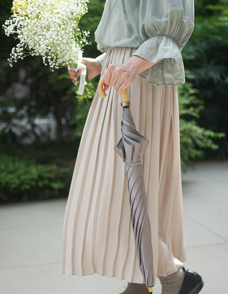 折りたたみ傘 レディース 雨傘 傘をたたまなくても持ち歩けます