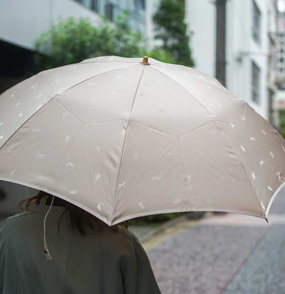 折りたたみ傘 レディース 雨傘 シルエットで表現する、ねこの愛らしい仕草