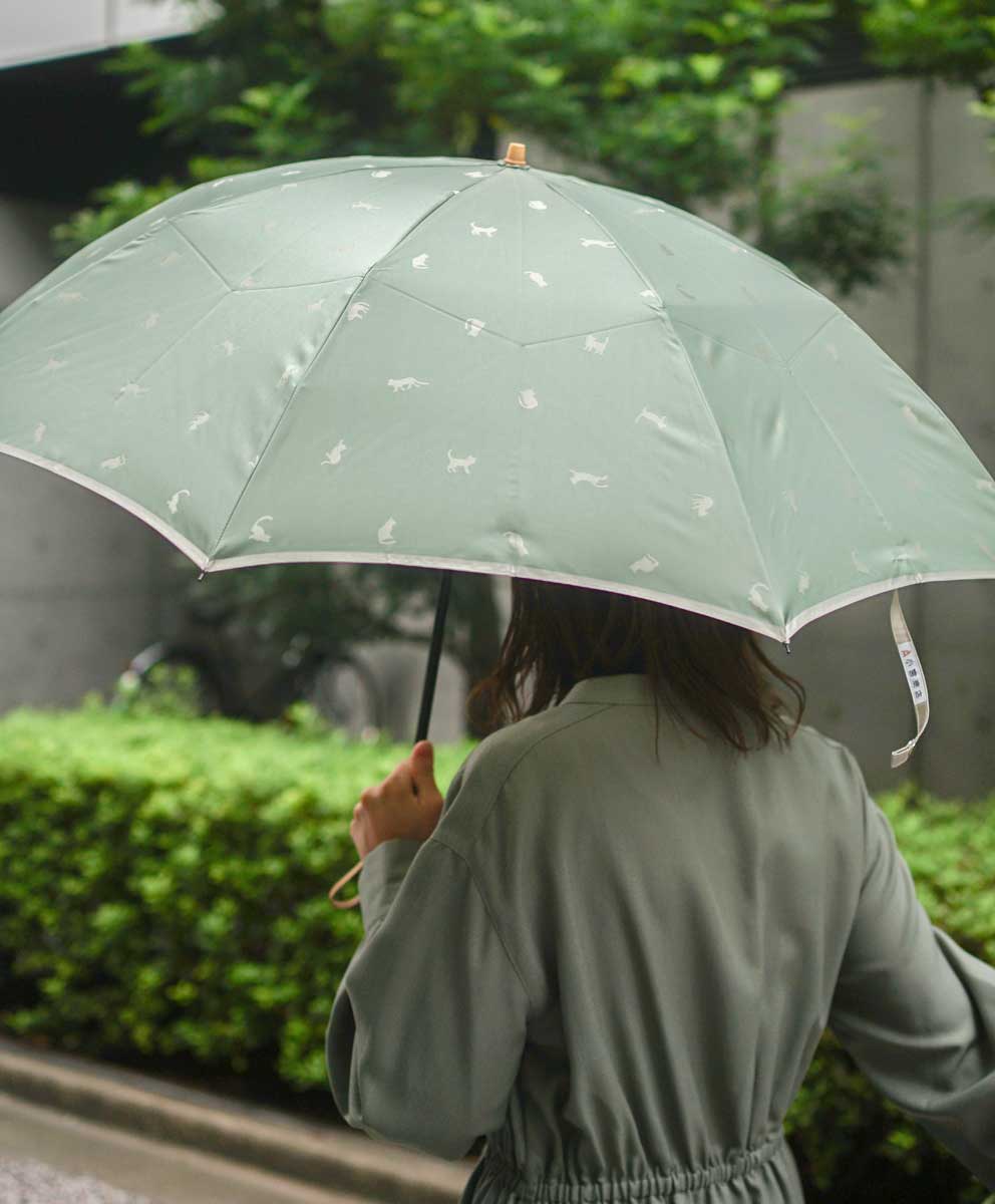折りたたみ傘 レディース 雨傘 たくさんの人の手を経て、ようやく形となる希少な織物
