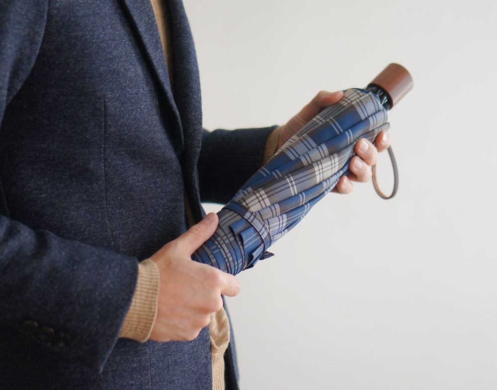 [Best Price] Plaid Folding Umbrella 60cm 8 Ribs