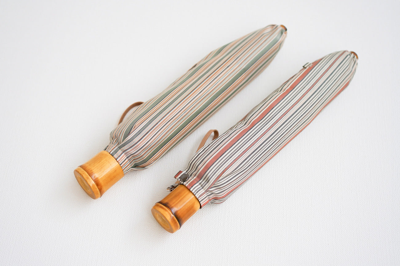 Shimatsumugi folding umbrella 50cm 8 ribs