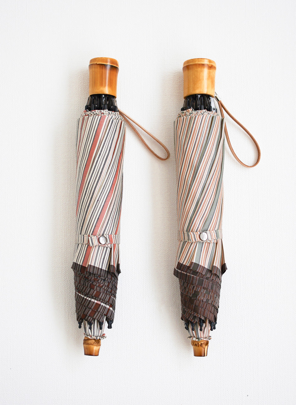 Shimatsumugi folding umbrella 50cm 8 ribs