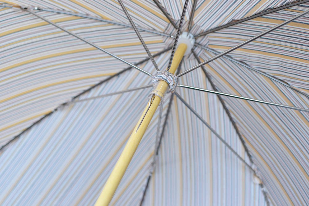 Shimatsumugi long umbrella 50cm 8 ribs