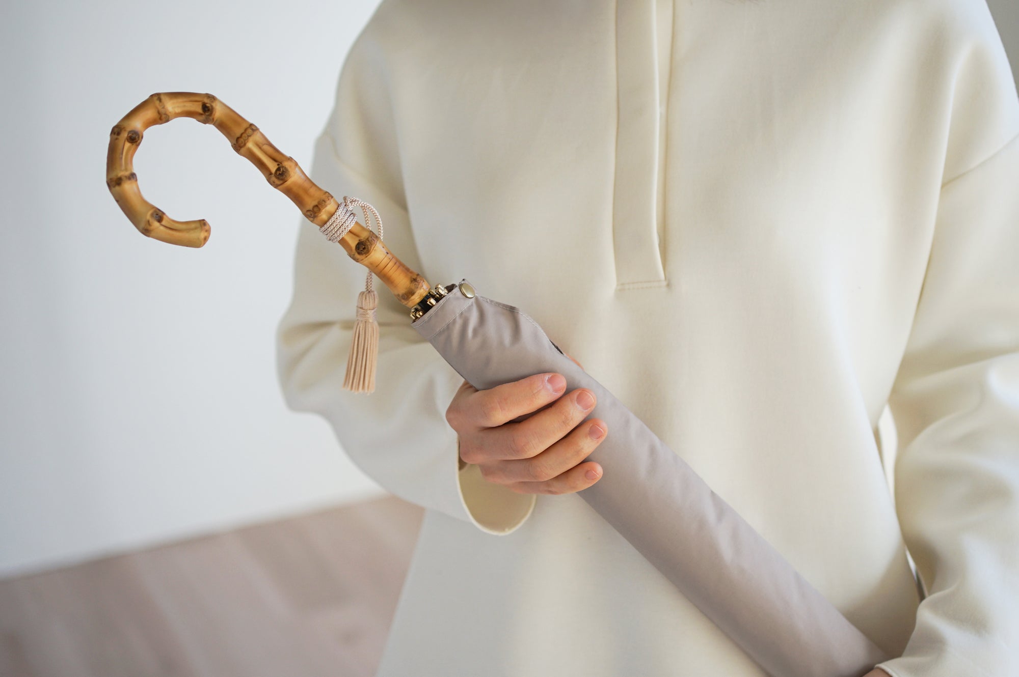 長傘 レディース 雨傘 ロクロ巻きとダボ巻き